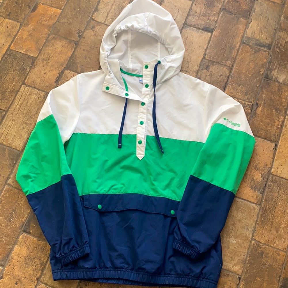 Columbia Pullover Hooded Windbreaker